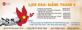 Lịch khai giảng tháng 4-2019 | Học viện APT