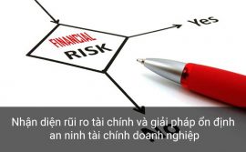 Nhận diện rũi ro tài chính và giải pháp ổn định an ninh tài chính doanh nghiệp